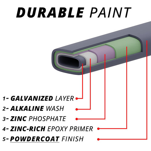 CR Home 3 ft. W Metal Stair Railings Wayfair